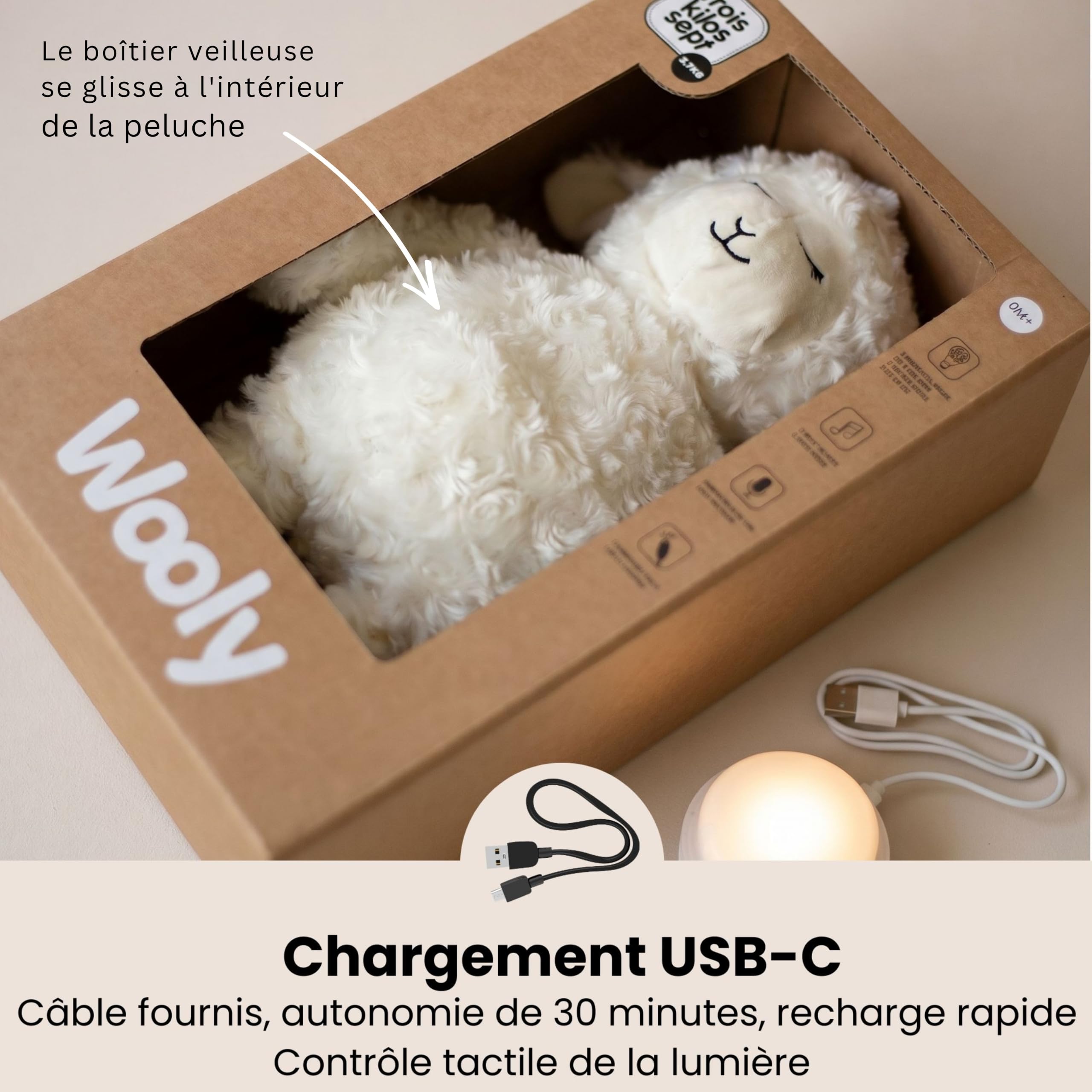 trois-kilos-sept-wooly-veilleuse-b-b-bruits-blancs-en-peluche-mouton-led-tactile image 4
