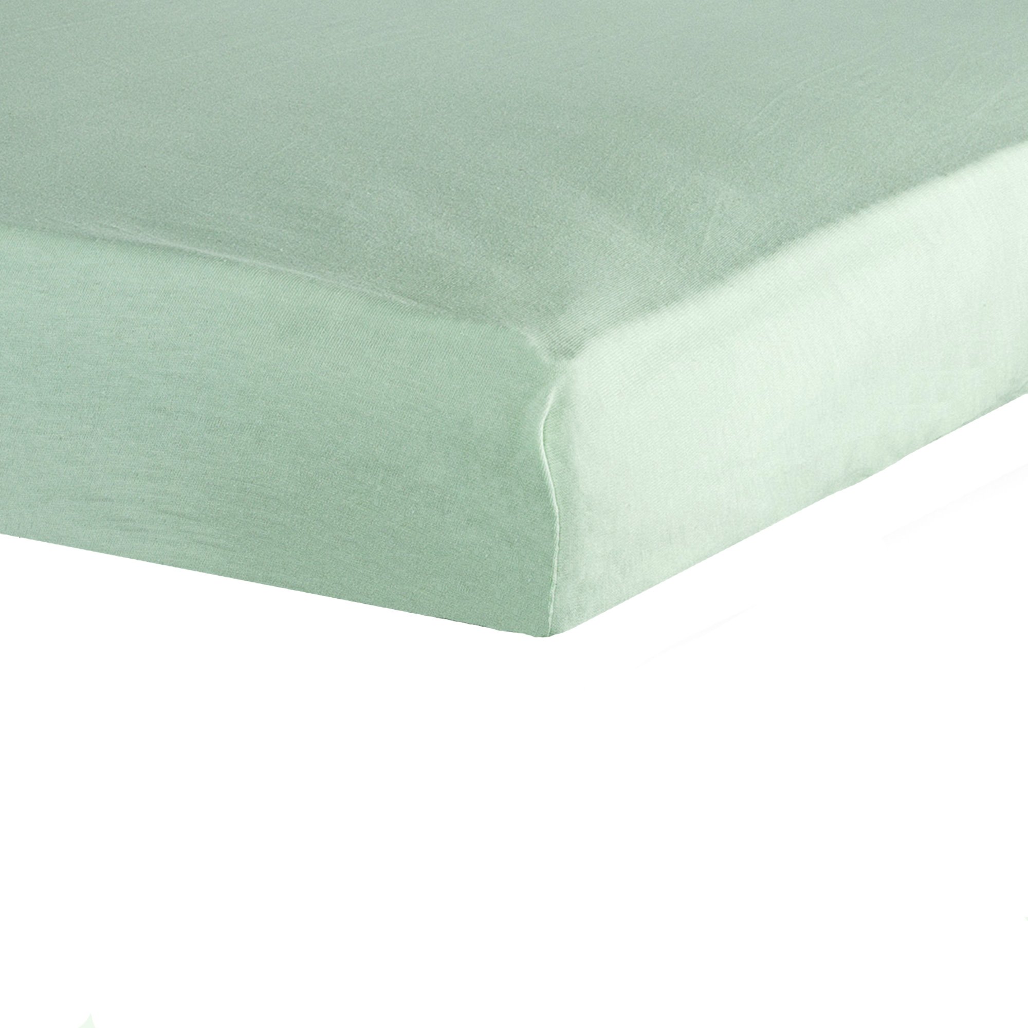 trois-kilos-sept-drap-housse-b-b-70x140-cm-jersey-extensible-100-pur-coton-vert- image 1