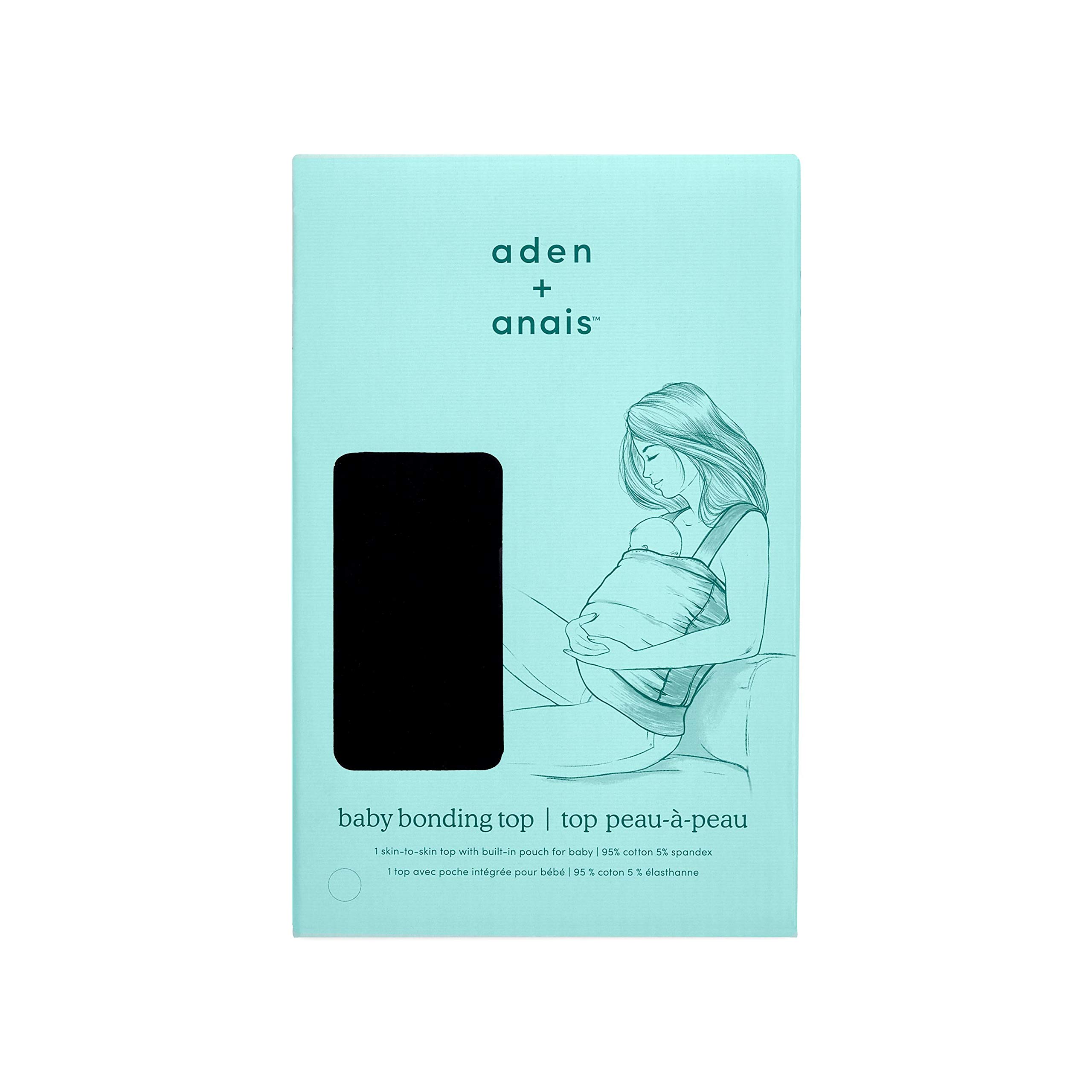 aden-anais-top-peau-peau-de-portage-b-b-noir-coton-lasthanne-avec-poche-int-gr-e image 3