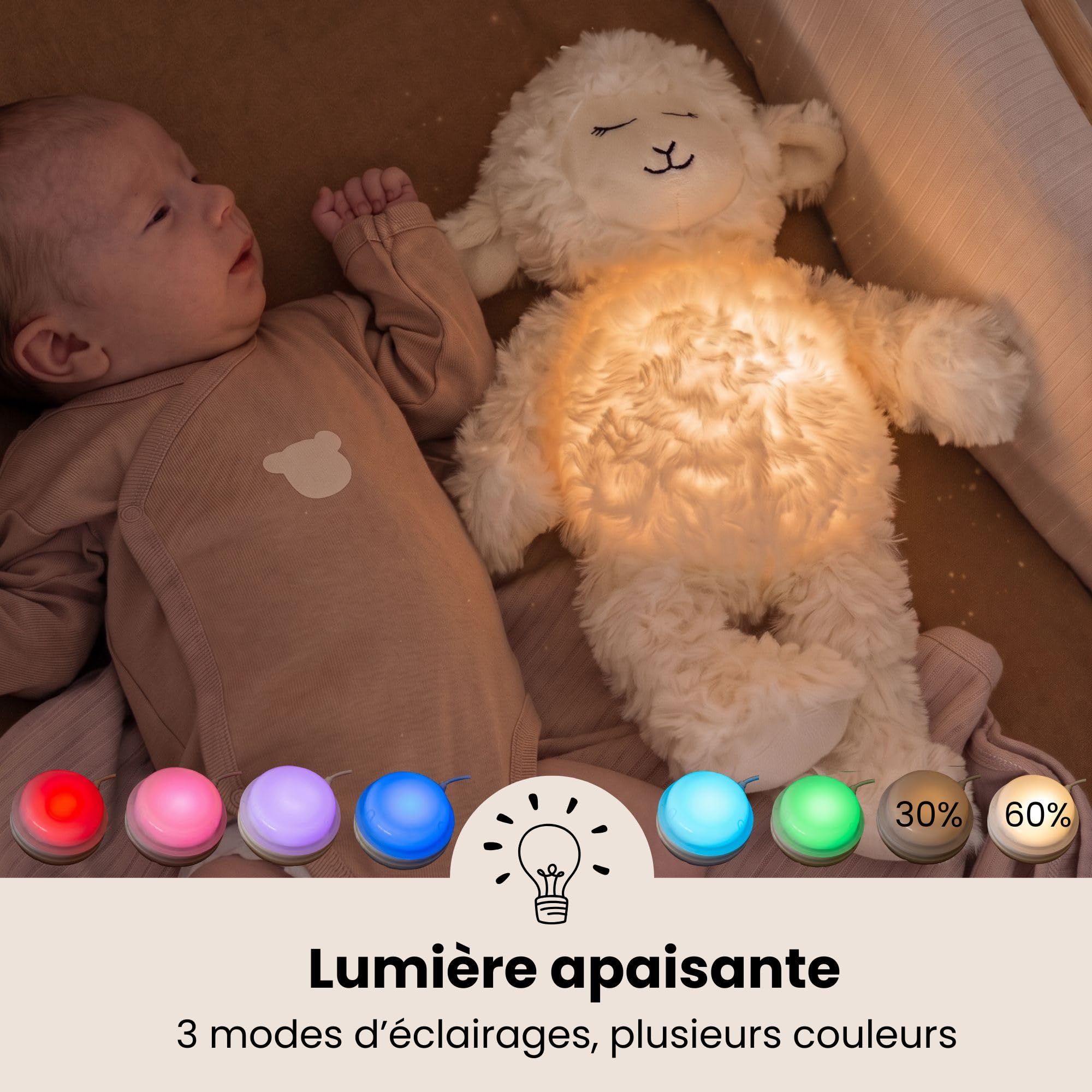 trois-kilos-sept-wooly-veilleuse-b-b-bruits-blancs-en-peluche-mouton-led-tactile image 2
