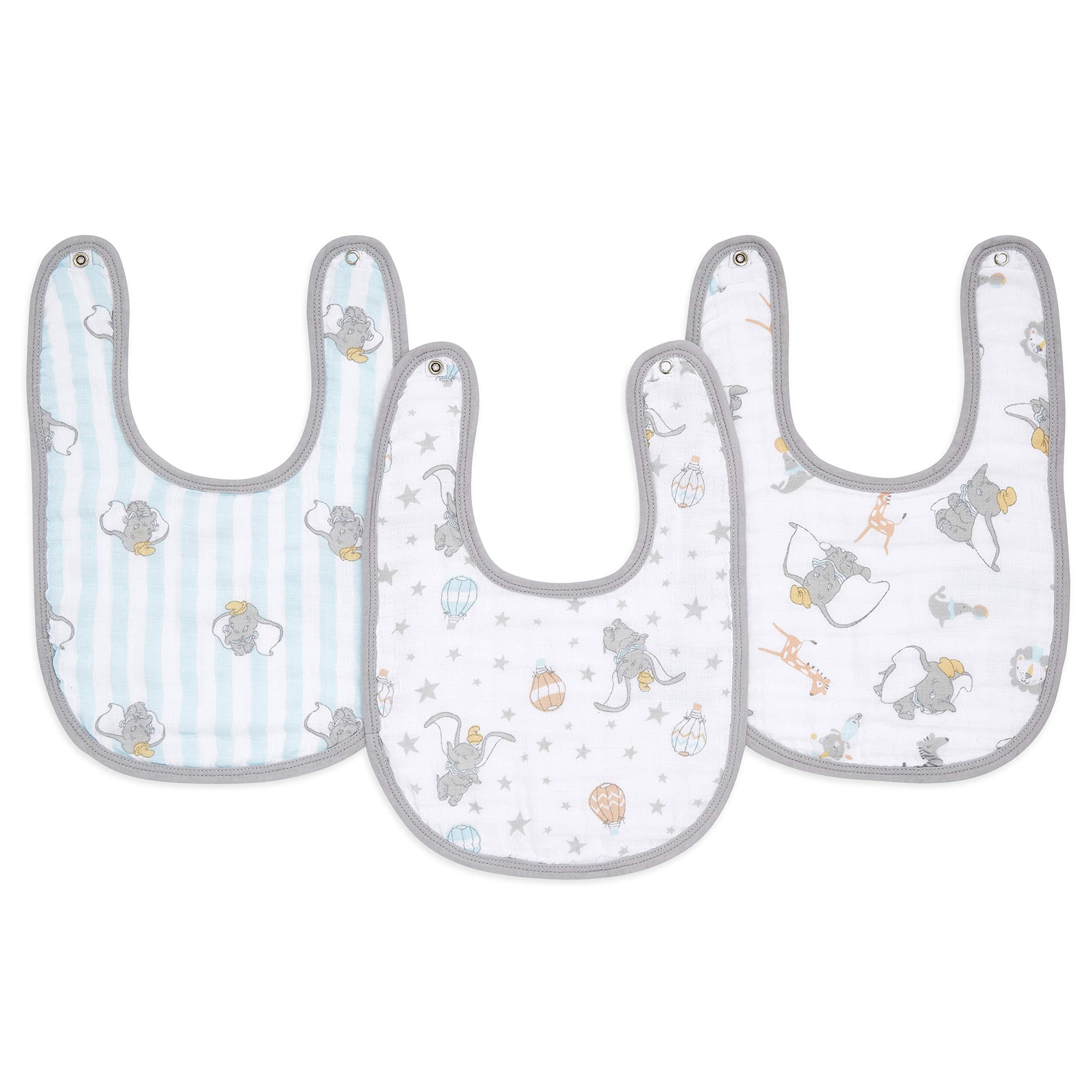 aden-anais-essentials-pack-de-3-bavoirs-boutons-pression-b-b-en-mousseline-100-c image 5