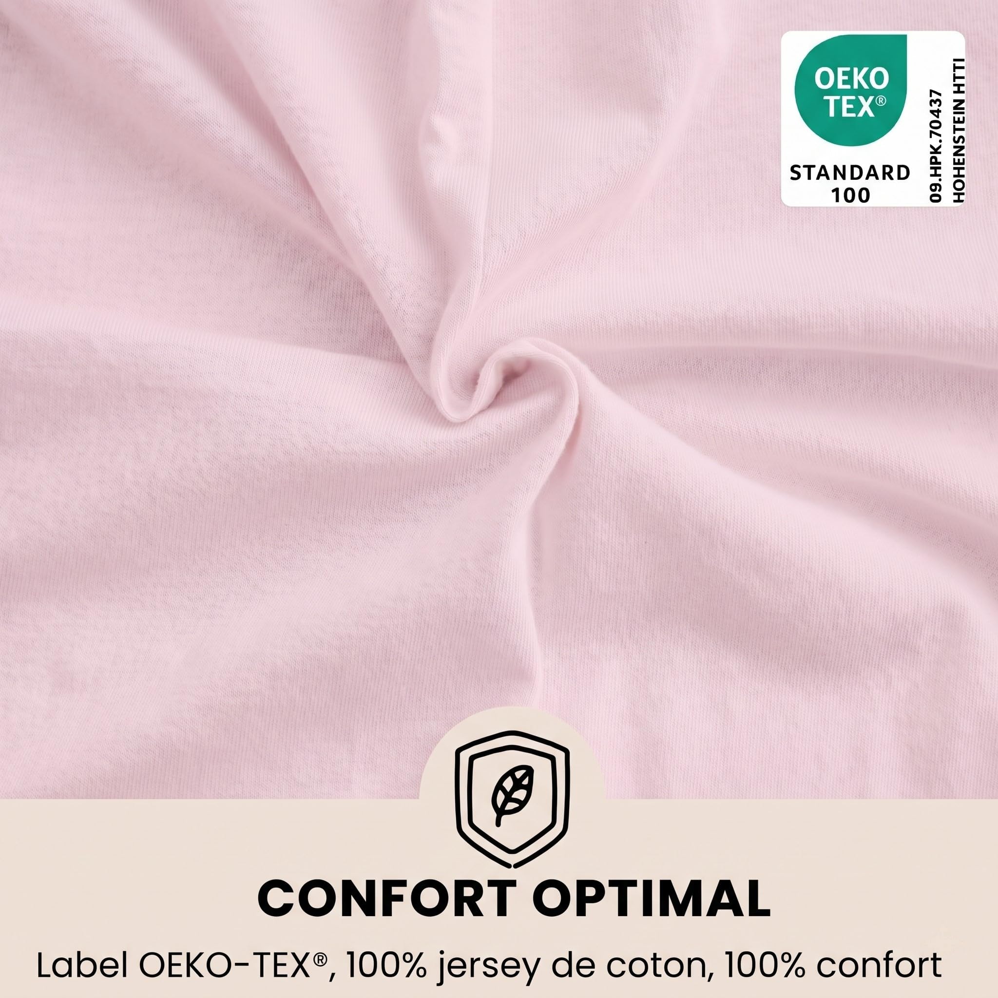 trois-kilos-sept-drap-housse-b-b-rose-poudr-100-coton-jersey-extensible-oeko-tex image 2