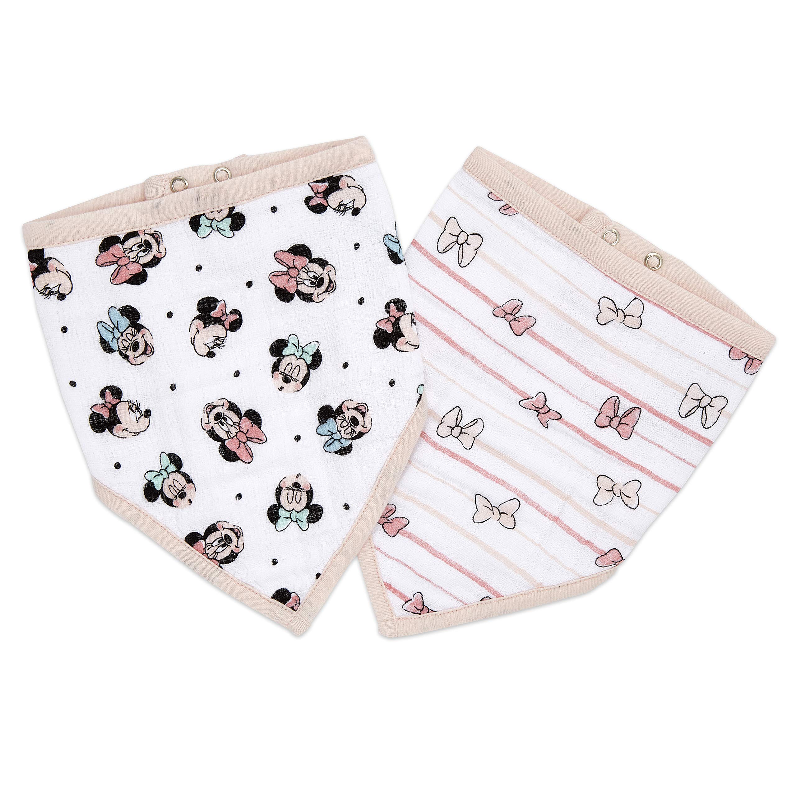 aden-anais-essentials-bavoirs-bandana-en-mousseline-100-coton-lot-de-2-imprim-mi image 1