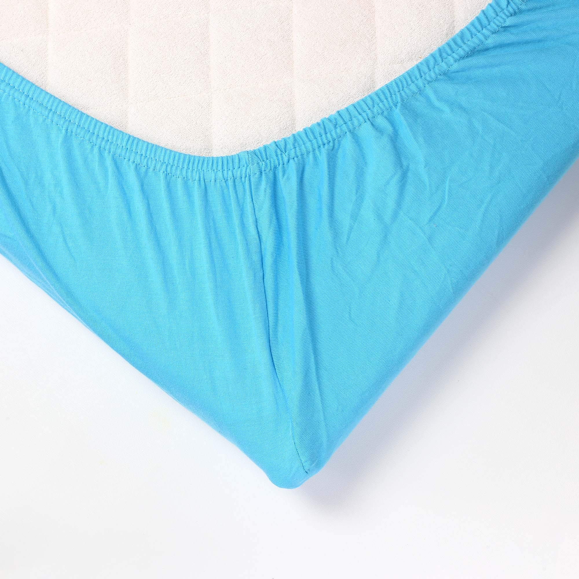 trois-kilos-sept-drap-housse-b-b-70x140-cm-jersey-100-coton-oeko-tex-turquoise image 3