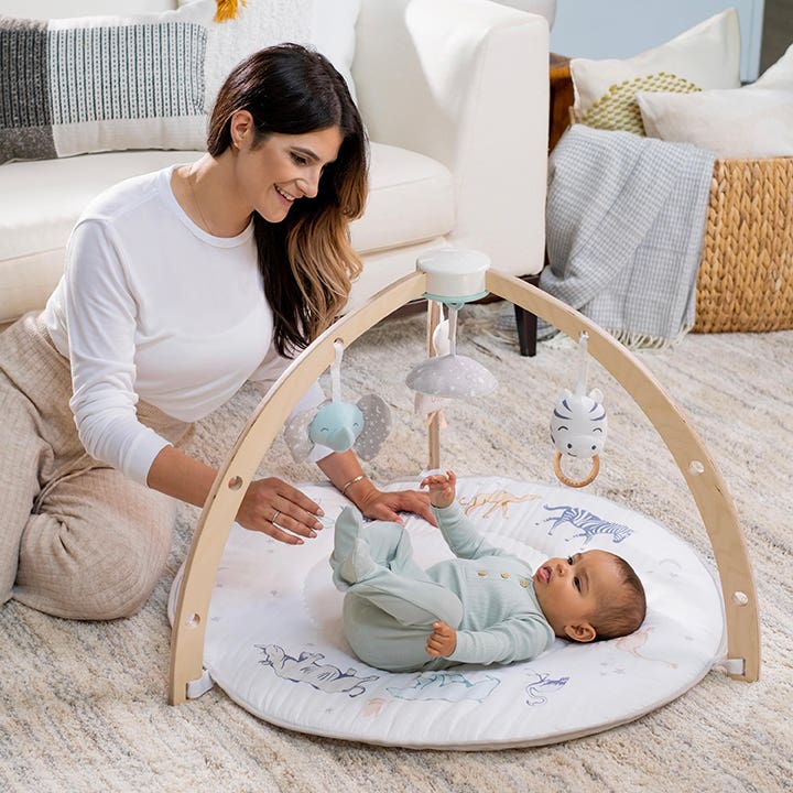 aden-anais-baby-activity-gym-tapis-d-veil-arches-en-bois-de-bouleau-avec-jouets- image 7