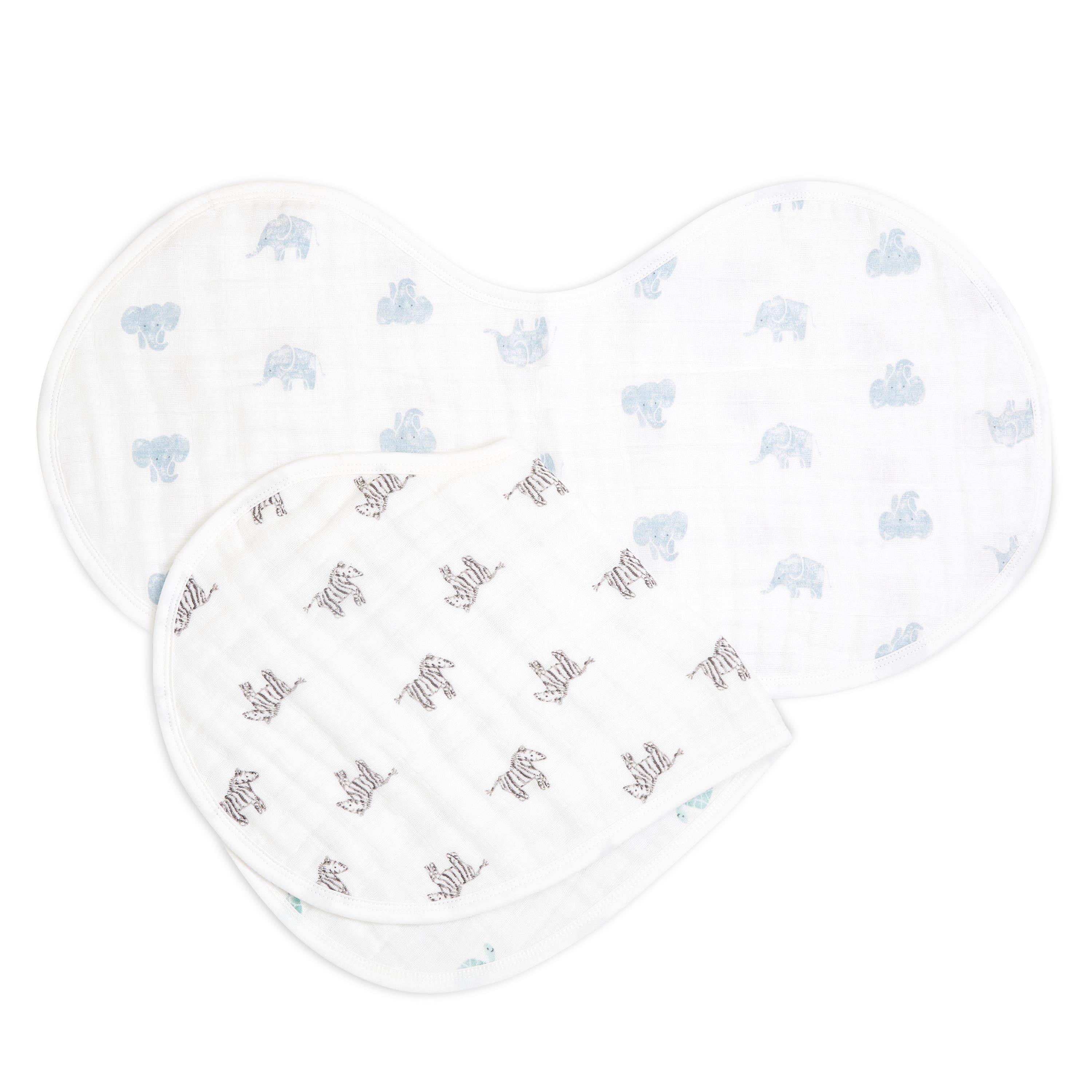 aden-anais-organic-burpy-bibs-lot-de-2-bavoirs-2-en-1-en-mousseline-de-coton-bio image 6