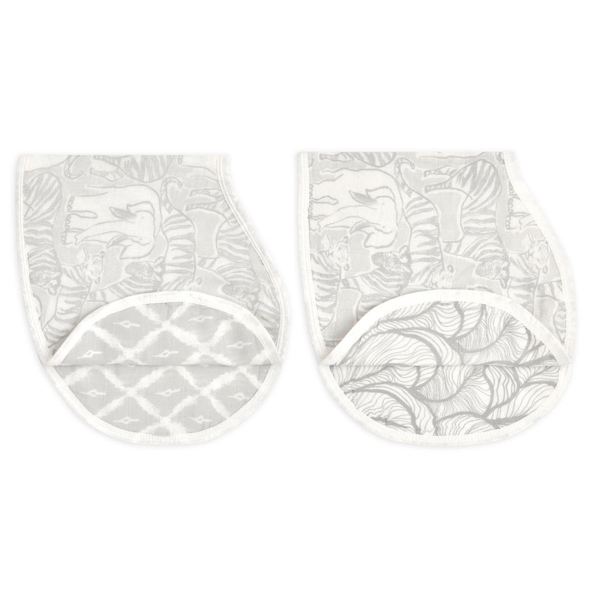 aden-anais-boutique-silky-soft-burpy-bib-2-pack-bavoirs-2-en-1-lange-de-r-gurgit image 1