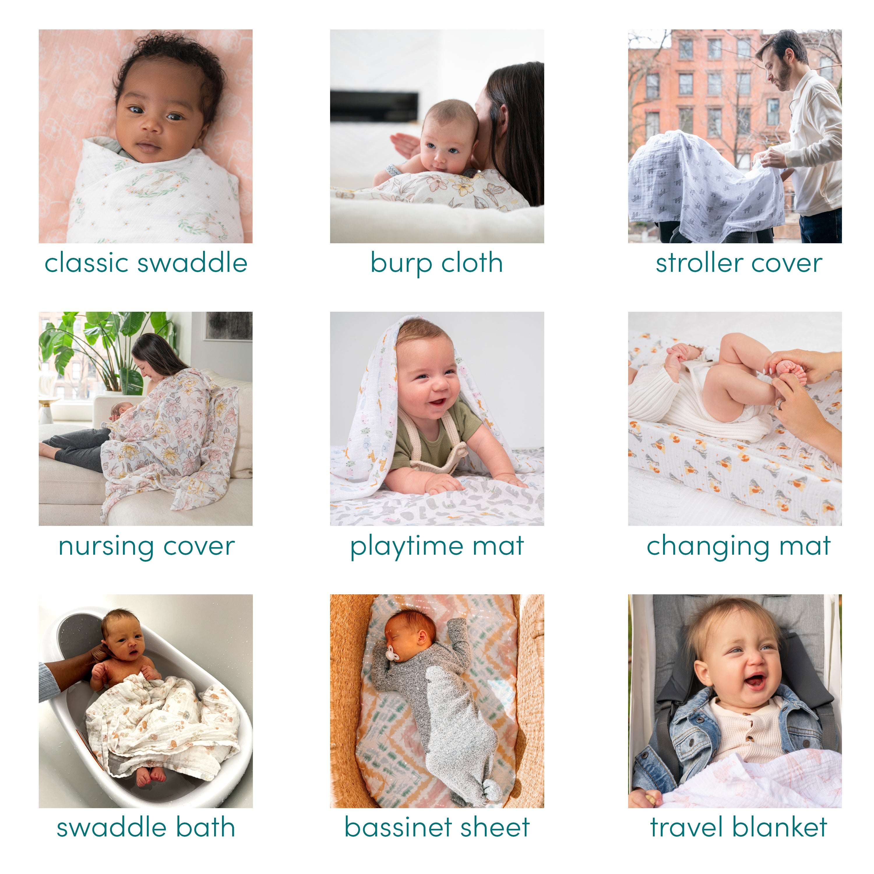 aden-anais-essentials-cotton-muslin-swaddle-blanket-4-pack-disney-winnie-the-poo image 4