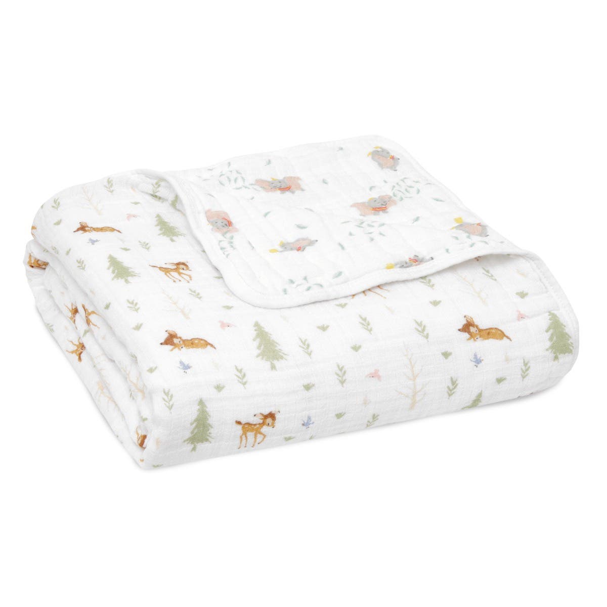 aden-anais-disney-essentials-cotton-muslin-dream-blanket-bambi-forest-embc10023d image 1