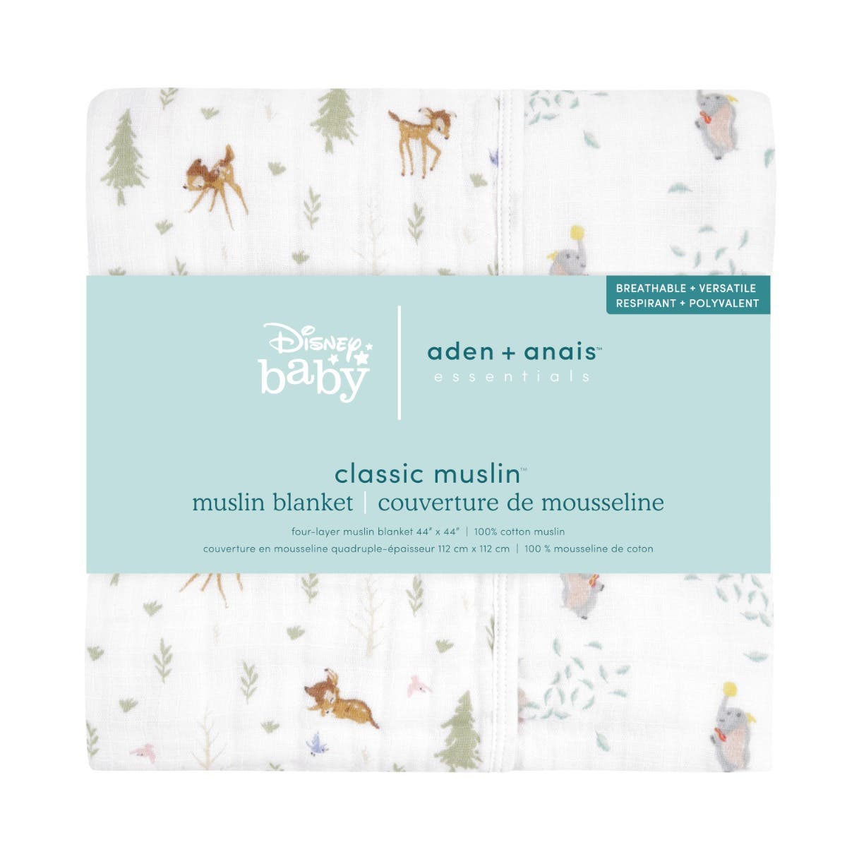 aden-anais-disney-essentials-cotton-muslin-dream-blanket-bambi-forest-embc10023d image 6