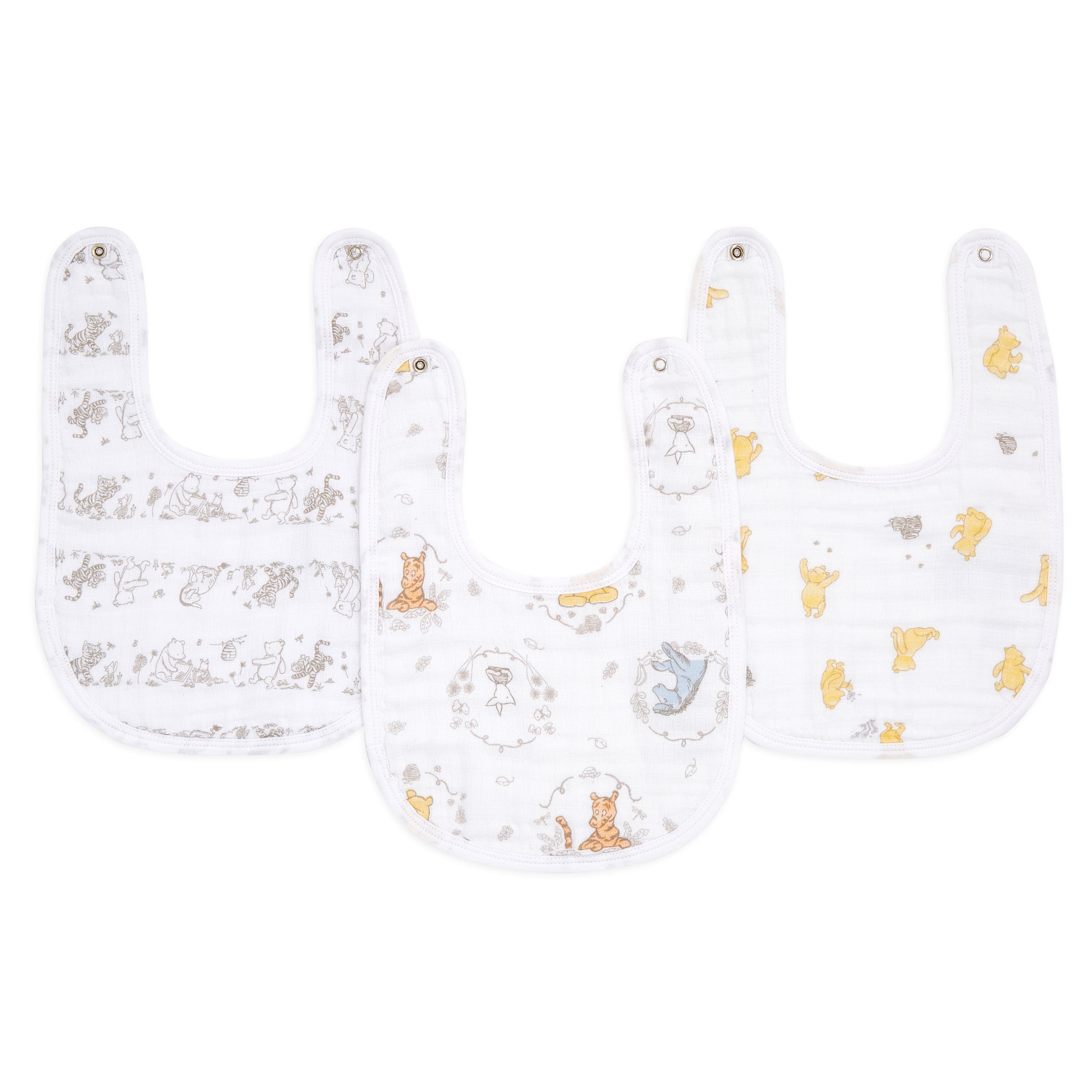 aden-anais-disney-essentials-lot-de-3-bavoirs-pressions-en-coton-muslin-3-pressi image 1