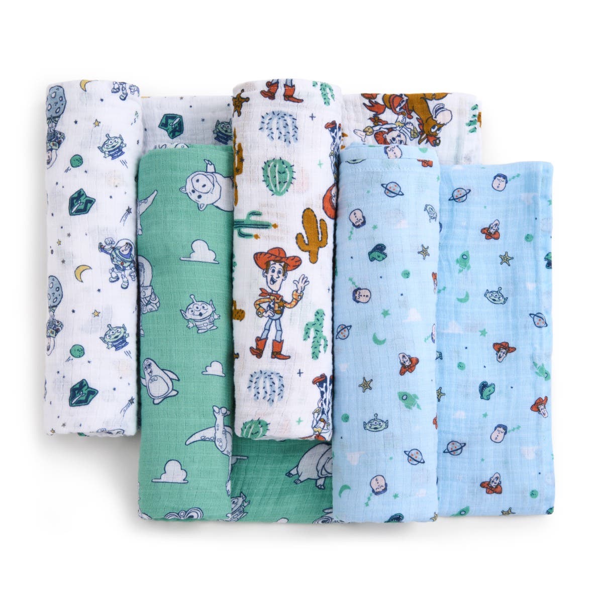 aden-anais-disney-toy-story-essentials-lot-de-4-langes-en-coton-muslin-licence-d image 5