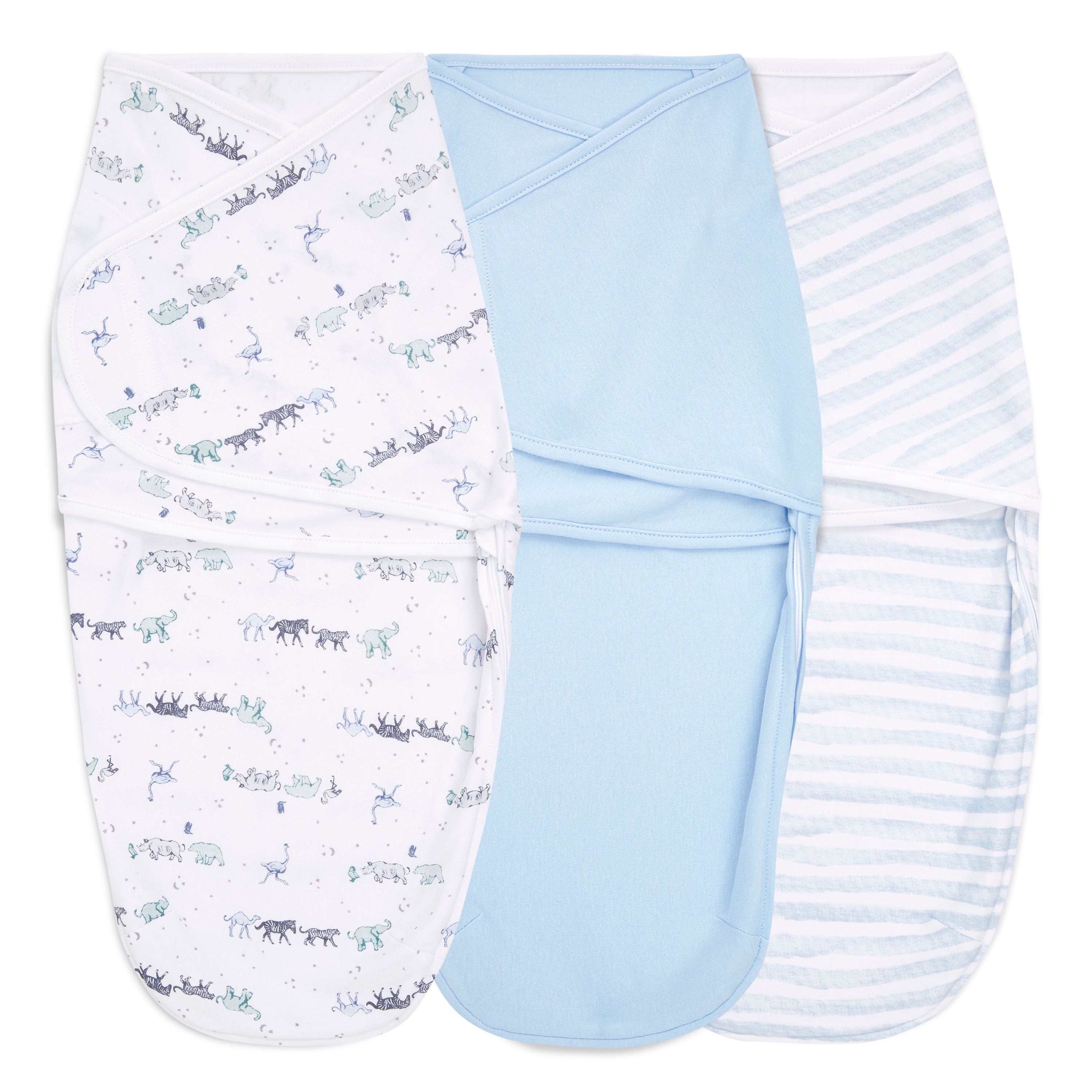 aden-anais-essentials-easy-swaddle-wrap-quick-change-3-pack-tog-1-0-ewsk30010 image 1