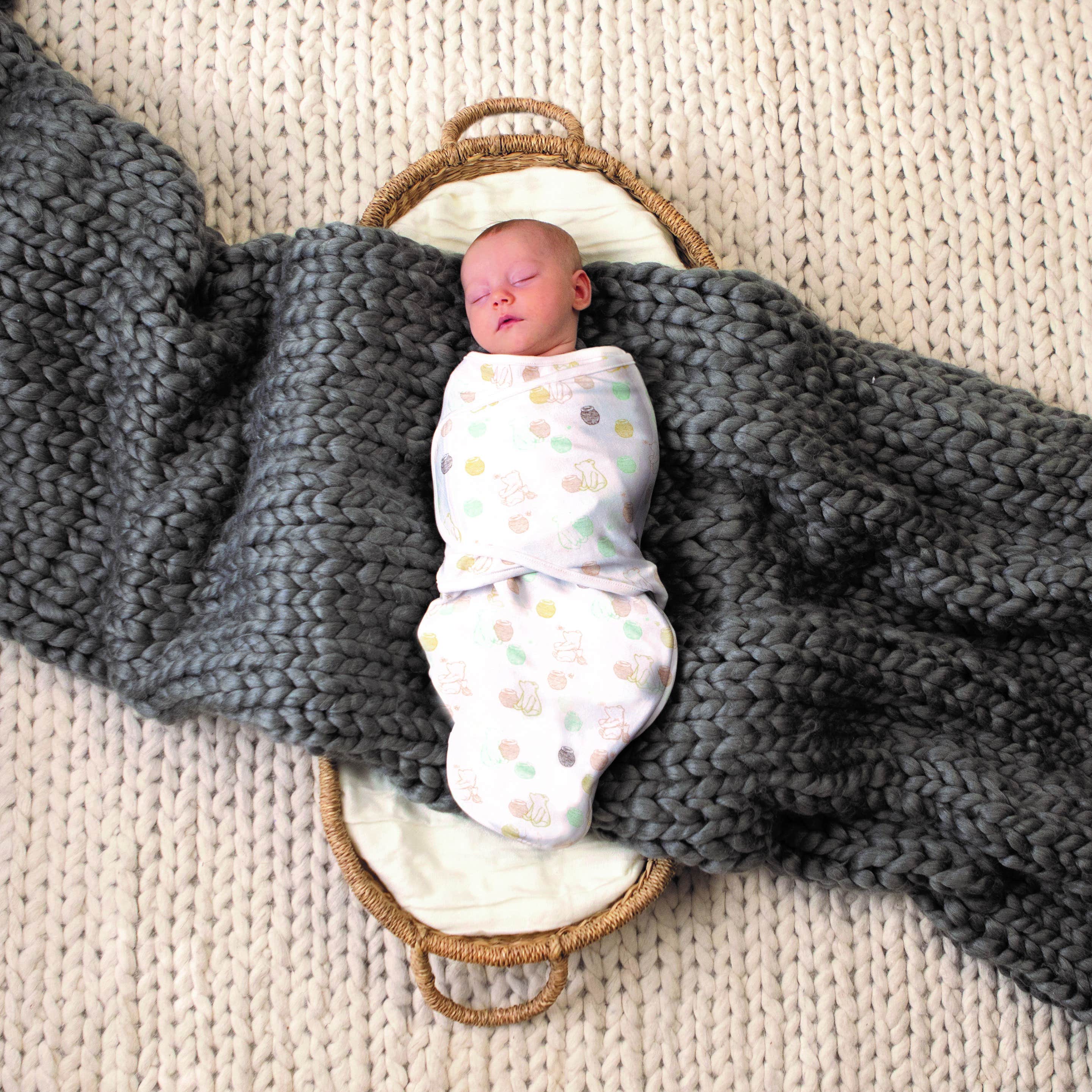 aden-anais-disney-winnie-the-pooh-essentials-easy-swaddle-wrap-quick-change-3-pa image 2